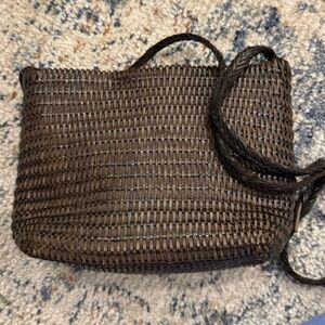 CEM Woven Brown Shoulder Bag
